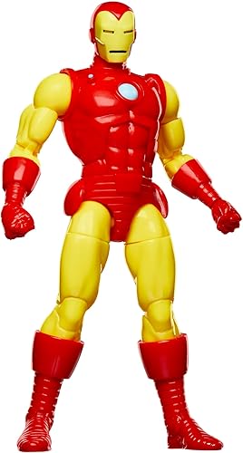 Miniatura 9 de Marvel - Figura de acción coleccionable Iron Man con escudo de la Serie Leyendas y del cómic retro Los Vengadores Guerras Secretas, 6 pulgadas