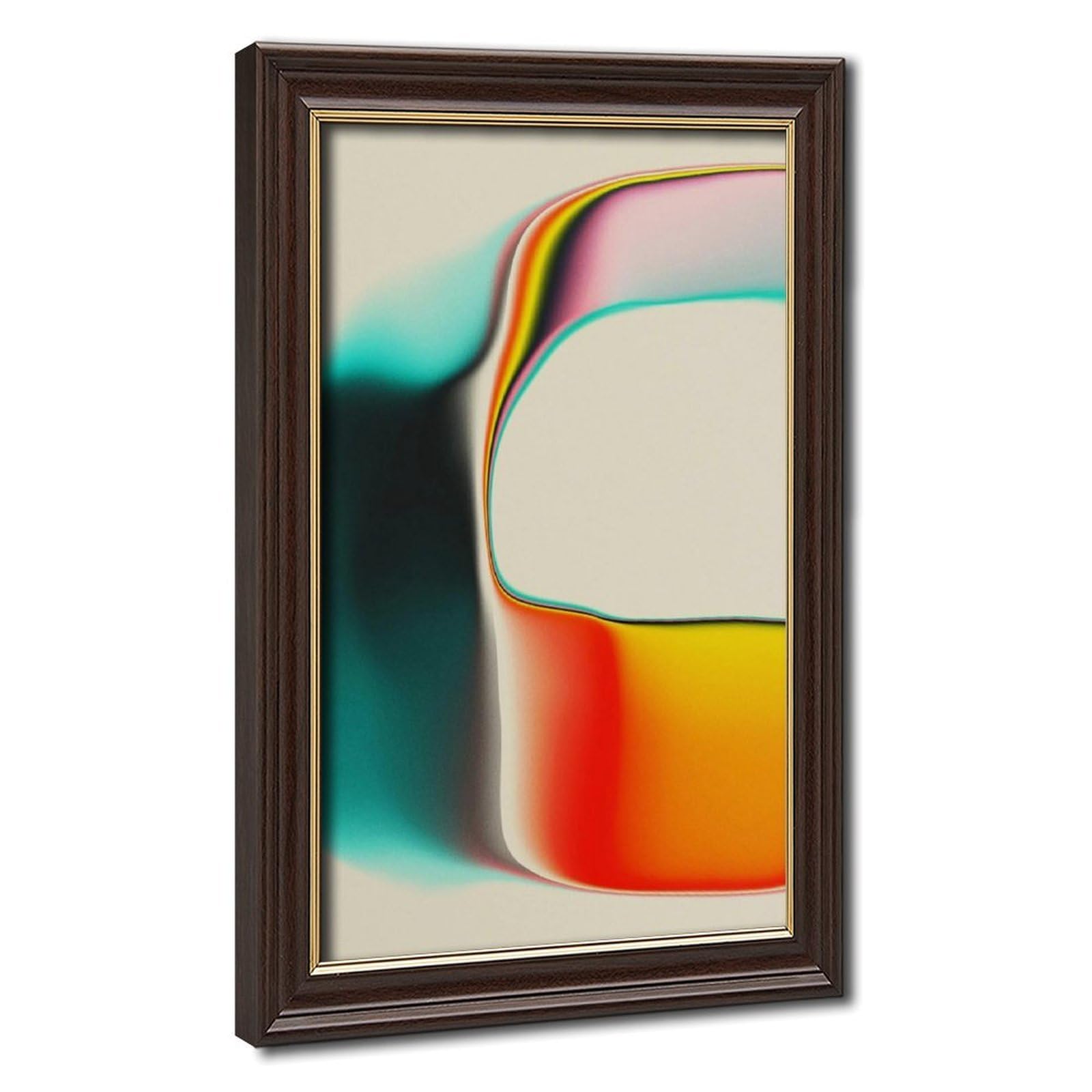 Bareronor Colorful Abstract Gradient Canvas Poster Bedroom Decor Landscape Office Room Decor Gift 12" L X 18" W