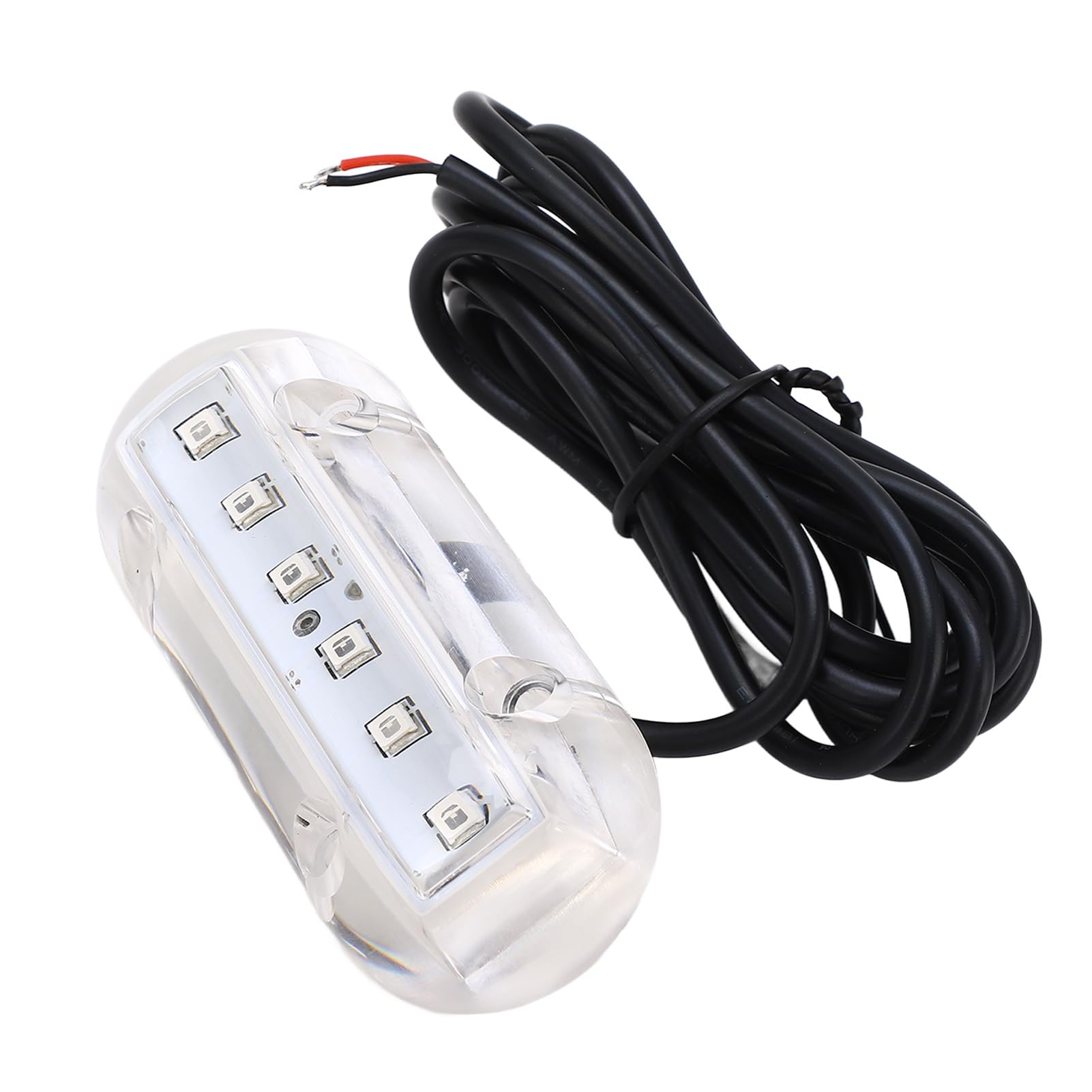 ANGGREK Underwater Light, Good Sealing DC12V 1.1W LED Lamp Simple Wiring for Marine Devices