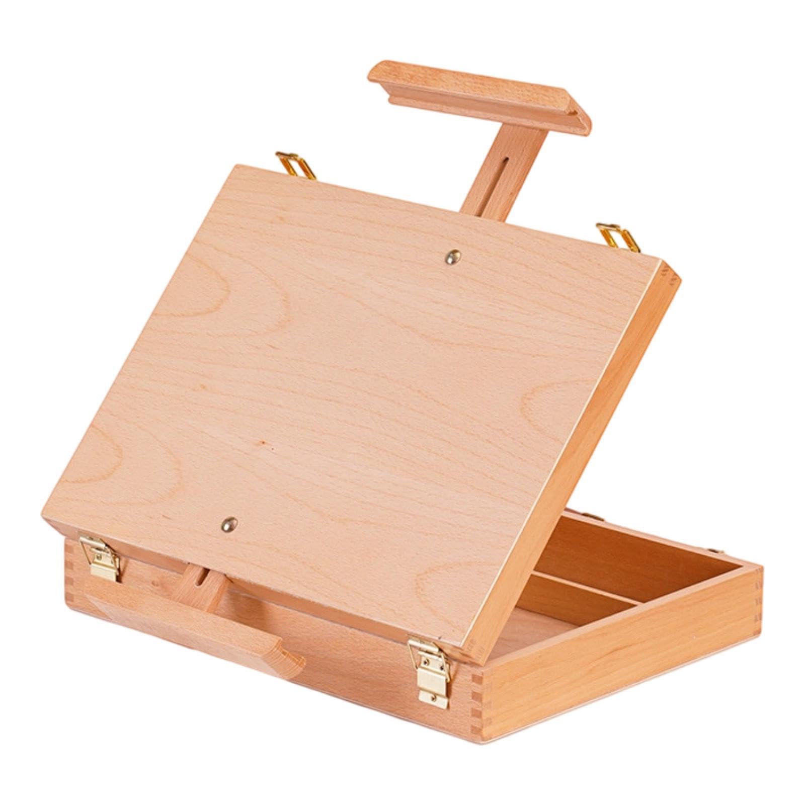 Chevalet de Bureau avec Double Tiroir pour Trousse à Dessin, Idéal pour Le Bureau.