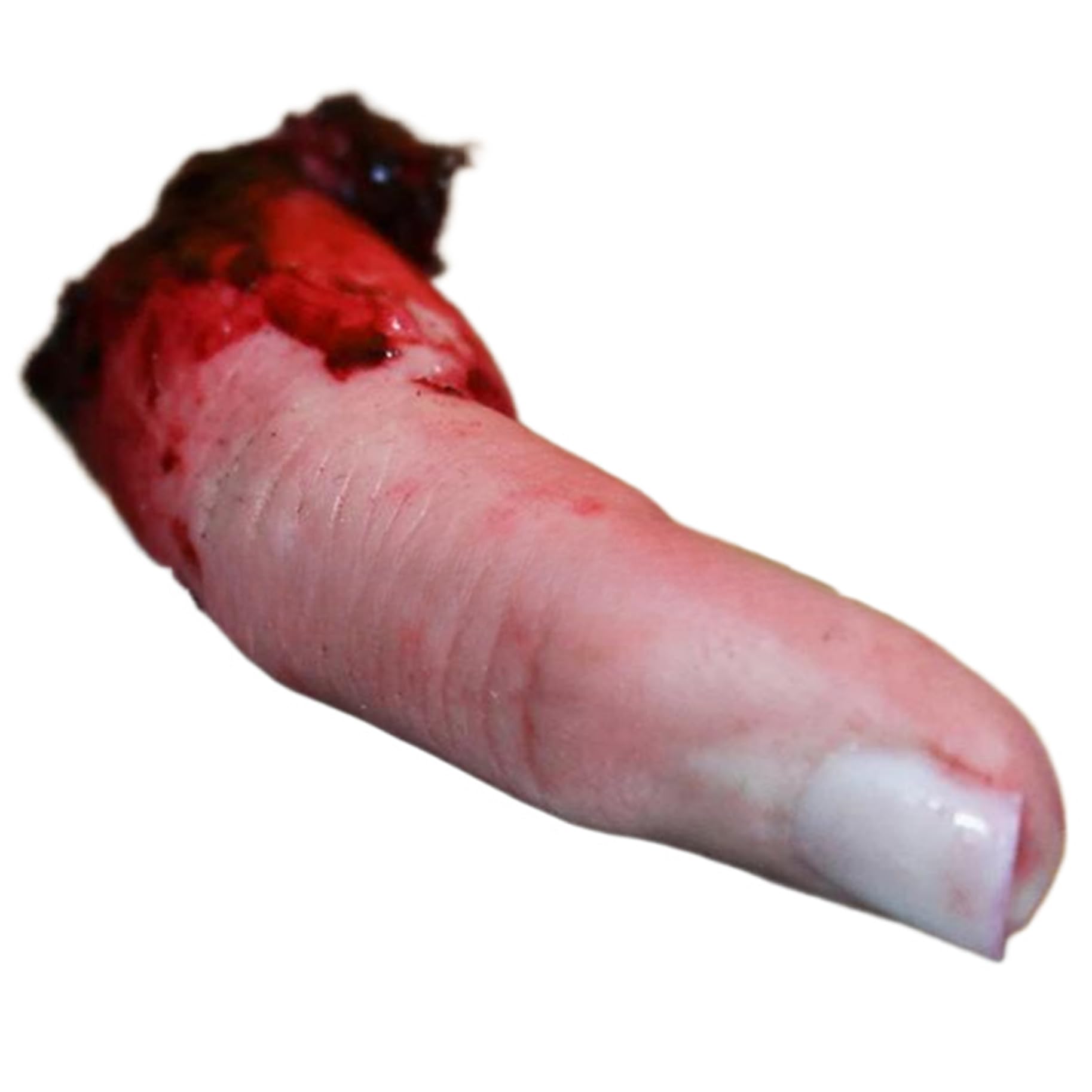 Xdyyjrasa Realistic Bloody Severed Fingers Halloween Prop – Scary Chopped Off Finger with Nail for Haunted House Party, 3.15in