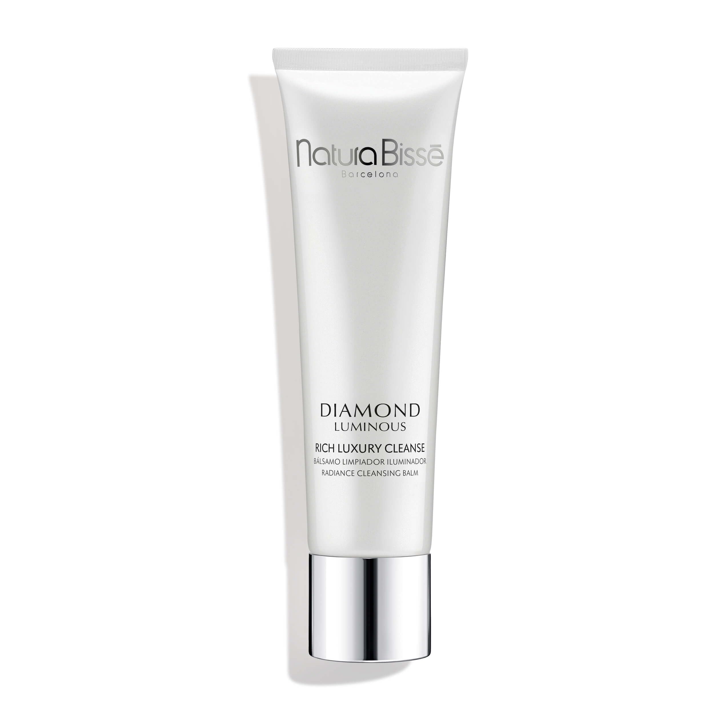 Natura Bissé Diamond Luminous Rich Luxury Cleanse | Bálsamo Desmaquillante Facial con Vitaminas E y F, y Extracto de Granada | 100 ml