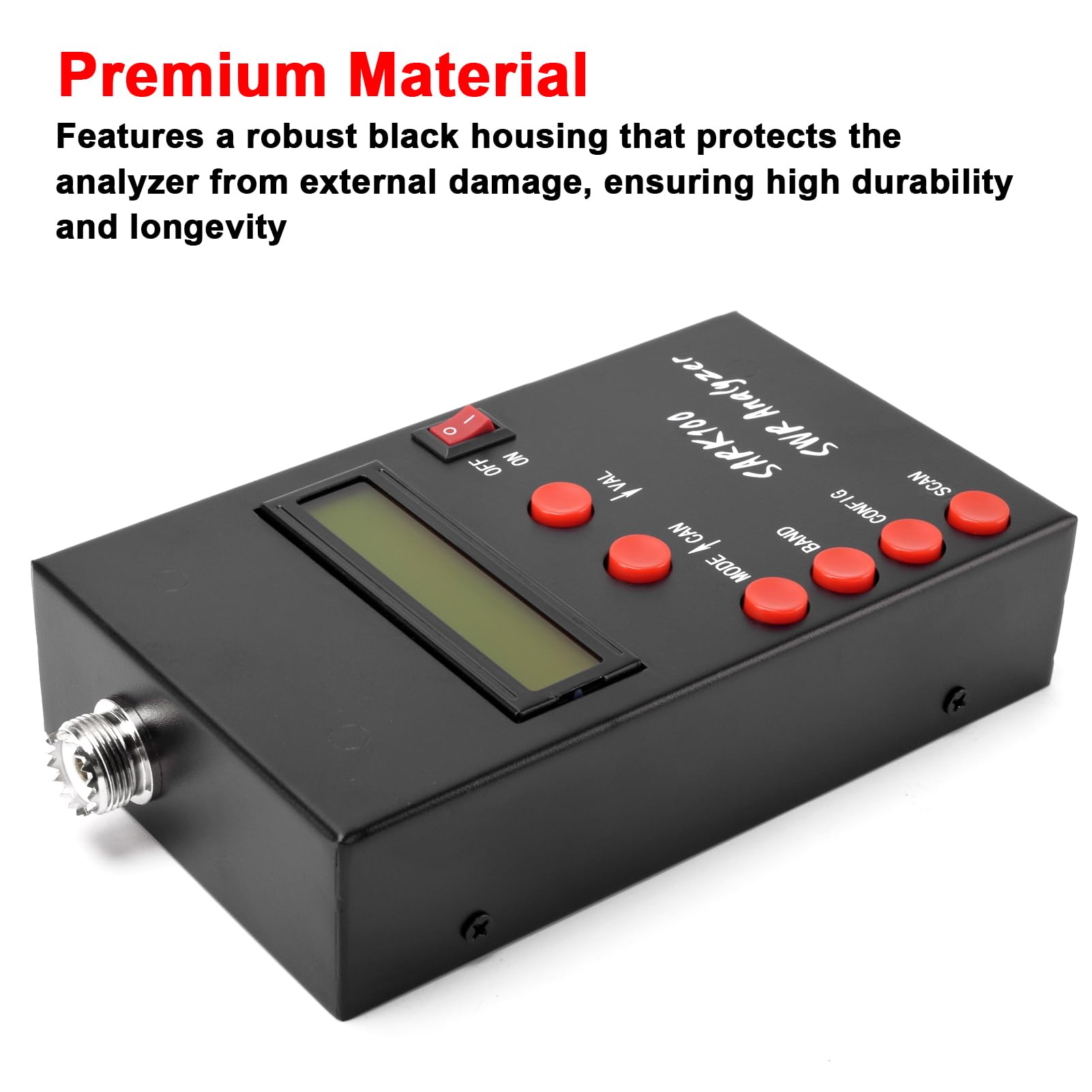 Analyseur d'antenne portable SARK100 - Utilisation facile avec mesure de haute précision pour de nombreuses applications