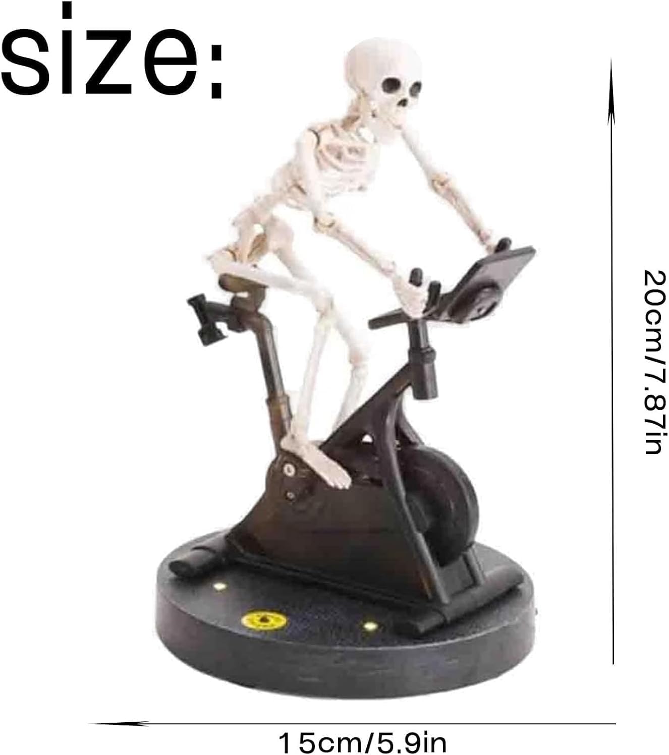 Animated Skeleton Riding Bike, Funny Animatronic Skeleton, Led Animatronic Skeleton on Spin Bike, Animated Skeleton Riding a Exercise Bike, Halloween Skeleton Decor Skeleton on Spin Bike Animated Skeleton Riding Bike, Funny Animatronic Skeleton, Led Animatronic Skeleton on Spin Bike, Animated Skeleton Riding a Exercise Bike, Halloween Skeleton Decor Skeleton on Spin Bike