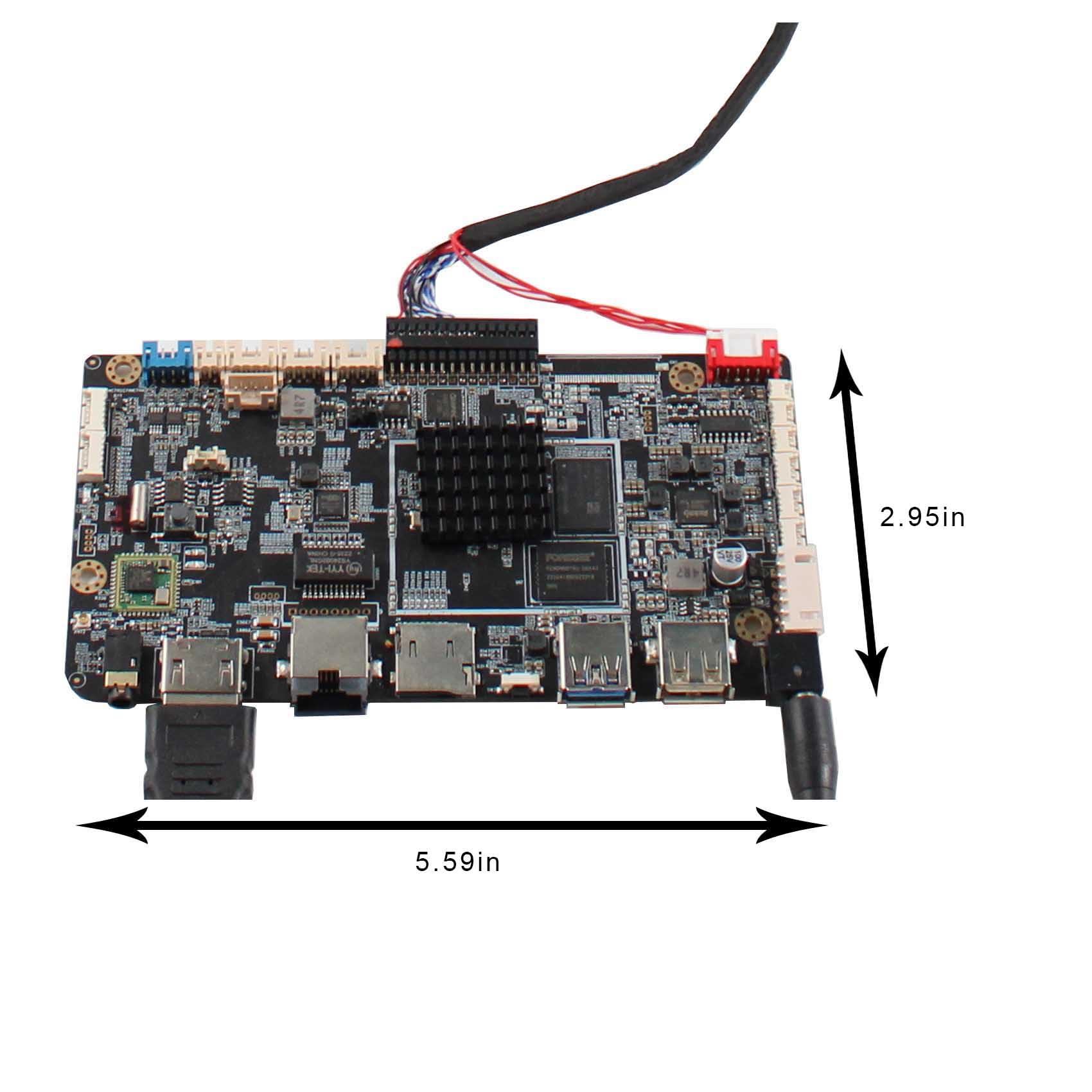 VSDISPLAY écran LCD 15" 1024x768 Android 11 avec Carte contrôleur