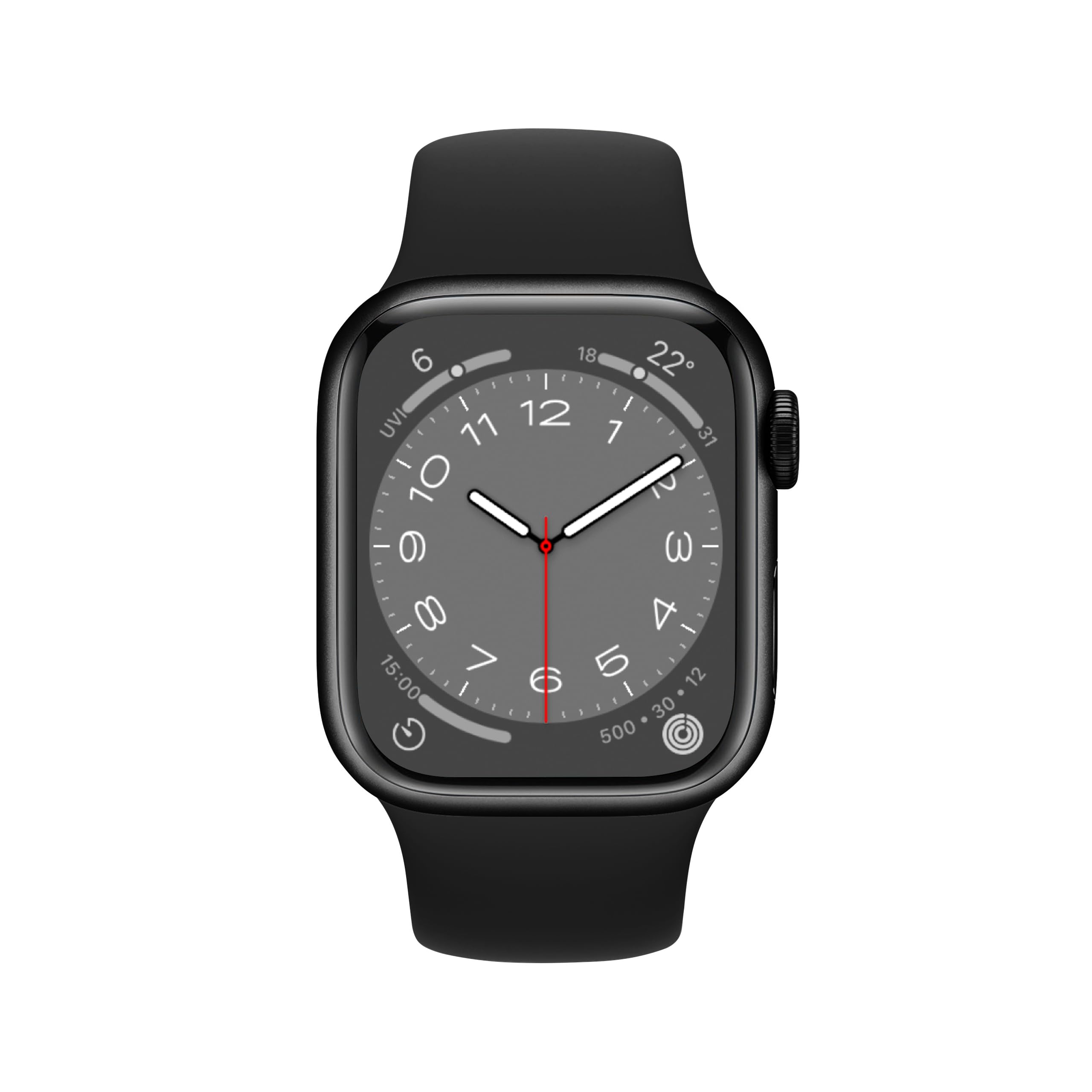 DONEGANI SBC1 Cinturino per Apple Watch Ultra 2 49mm, Serie 10 46mm, 9 8 7 45mm 41mm, SE 6 5 4 44mm 40mm, 3 2 1 42mm 38mm Donna Uomo Band Bracciale Sport Silicone, Nero
