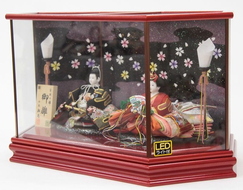 USED・極美品】雛人形 親王飾り ケース飾り