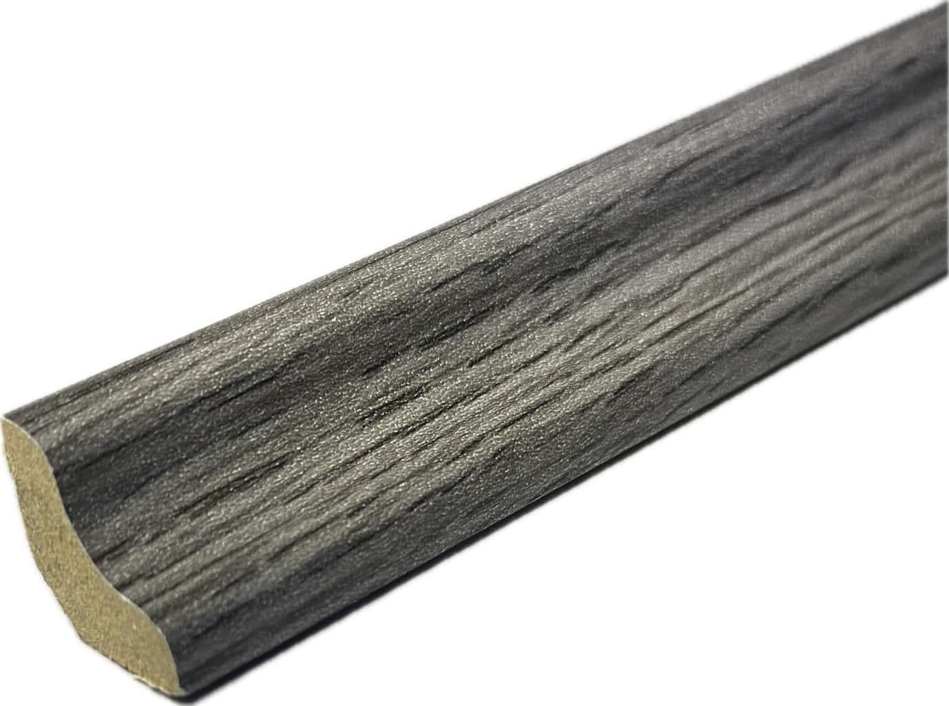 Laminate & Wood Floor Scotia Beading 818 Ash Grey (2.4m Length - 18mm Scotia) (Tomahawk Grey, Pack of 5)