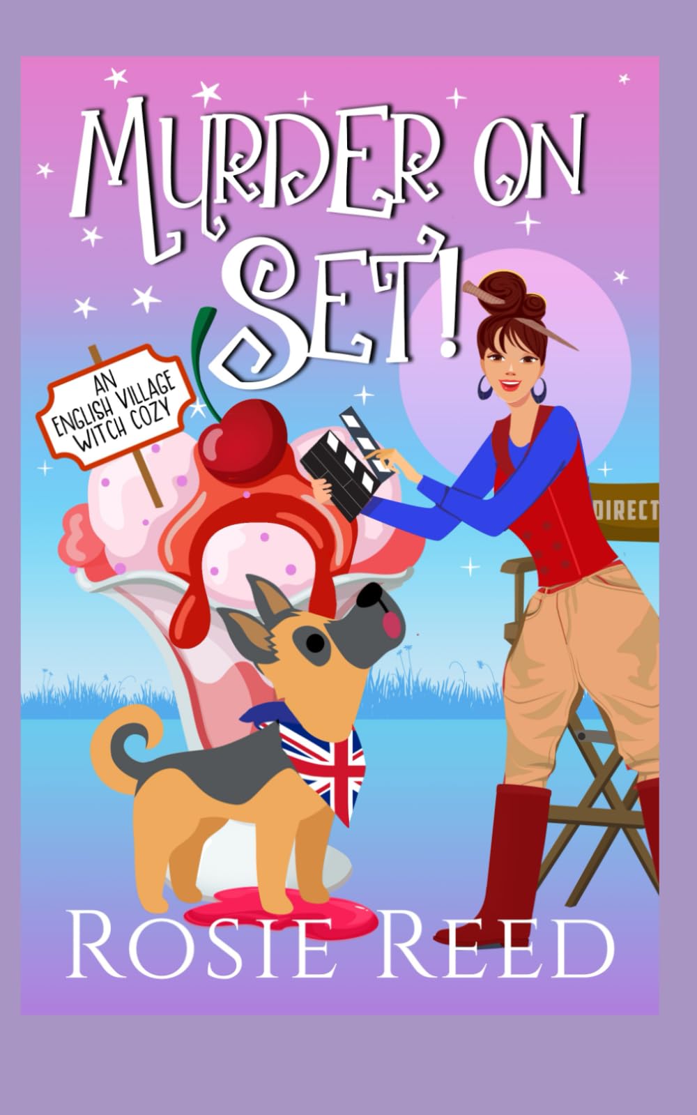 Murder On Set!: A Paranormal Cozy Mystery (English Village Witch Cozy)