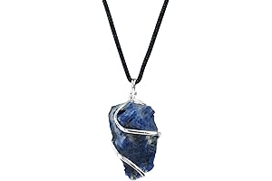 PYOR Sodalite Crystal Necklace - Enhance Your Well-being with Nature's Healing Power
