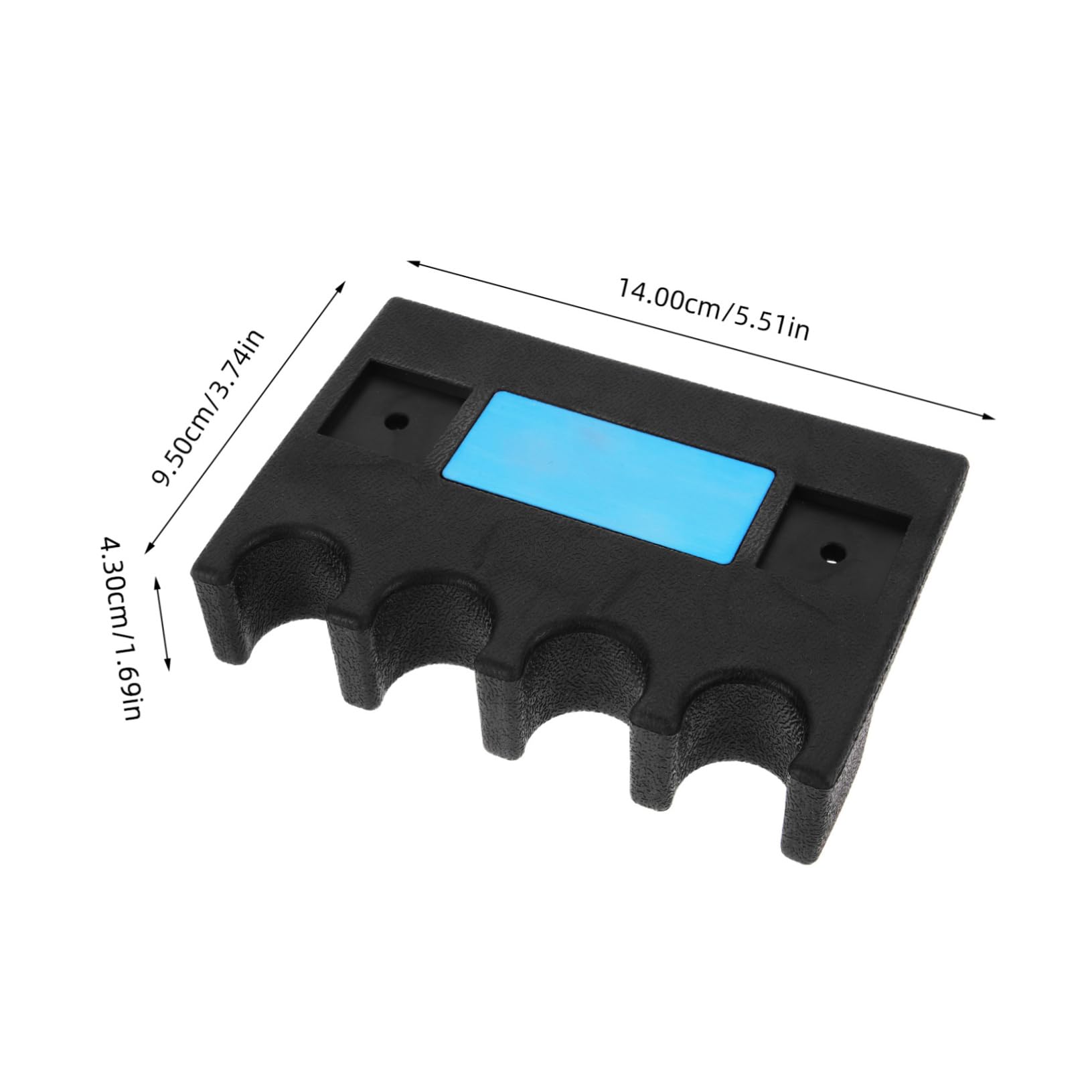 GALPADA Billiard Pole Rack Self Adhesive Holder for Easy Installation Rubber Material Multipurpose Storage for Billiard Poles and Fishing Rods Reliable and