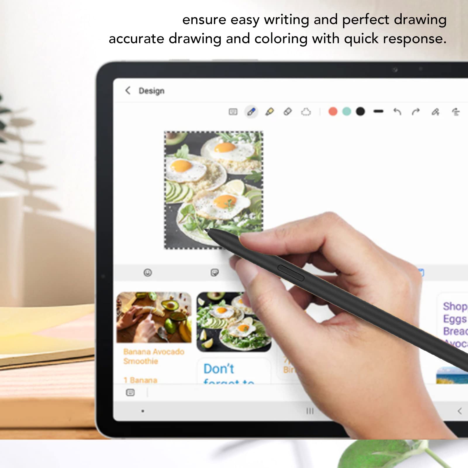 Penna Stilo Tab S8, Penna Digitale Universale Altamente Sensibile e Accurata per Sostituzione Penna Stilo Galaxy Tab S8, 5 Punte, per Tablet SM X700 SM X800 SM X900, Scrittura