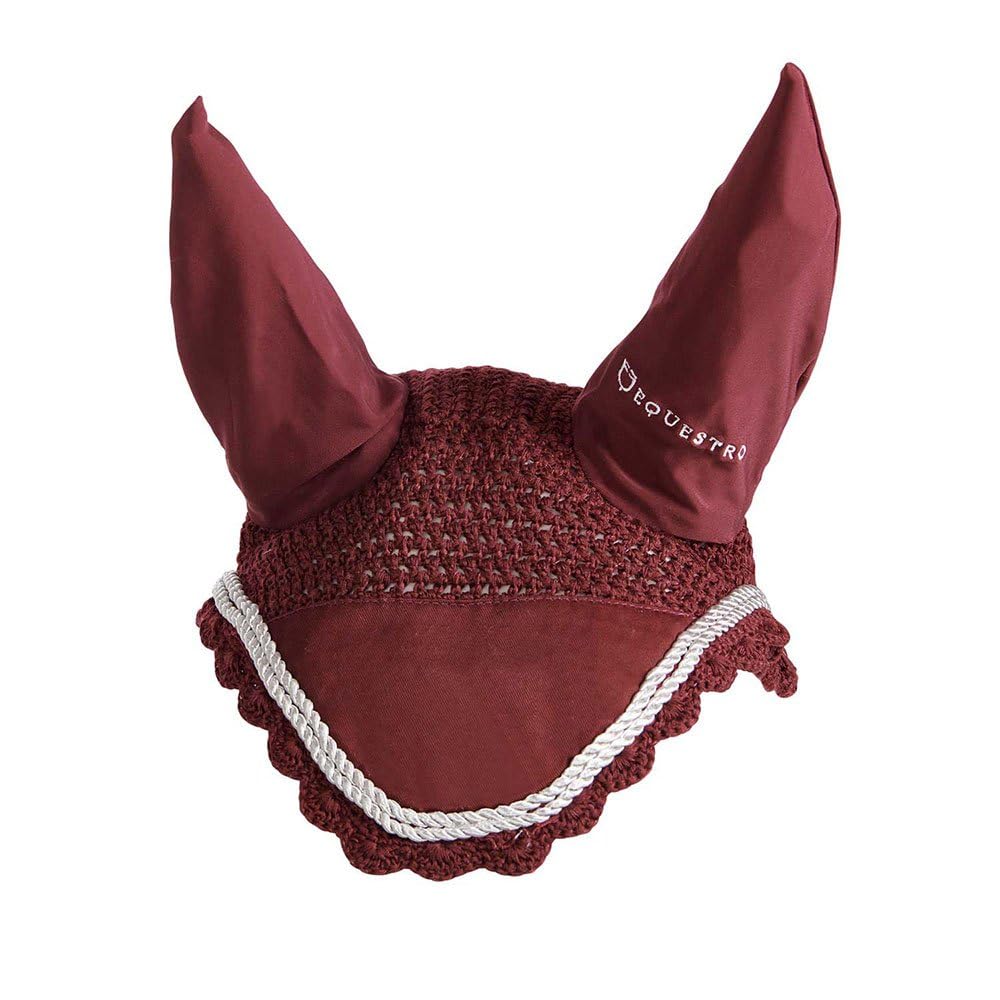 CUFFIETTA COTONE CROCHET PER SOTTOSELLA SS00207 ORECCHIE FODERATE NEOPRENE TG. FULL (BORDEAUX)