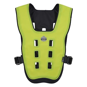 Ergodyne Chill-Its 6684 Evaporative Cooling Vest, Drip Free Cooling, Adjustable Personalized Fit, Easy Activation