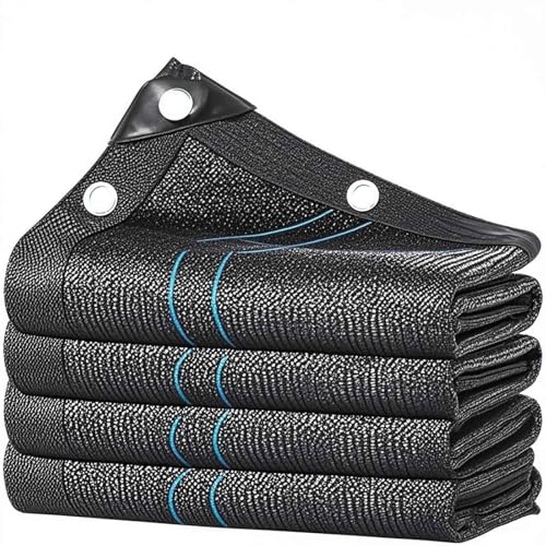 Filet d'extérieur durable bâche pare-soleil noire 90% haut de gamme - 2