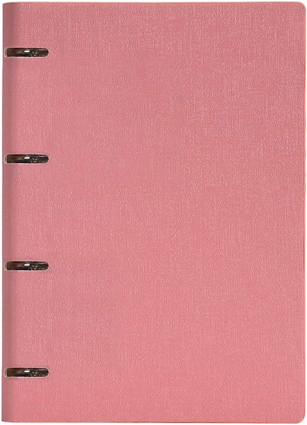 A4 Binder Refillable Notebook Round Ring Binder Notebook Leather Cover