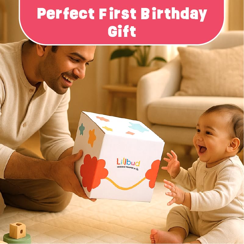 Image of Soft Fabric Ball for Babies & Toddlers (6 Months-3 Years) - Lightweight Plush Baby Ball with Cute Animal Faces | Develops Motor Skills & Sensory Play | Baby Soft Toy Gift