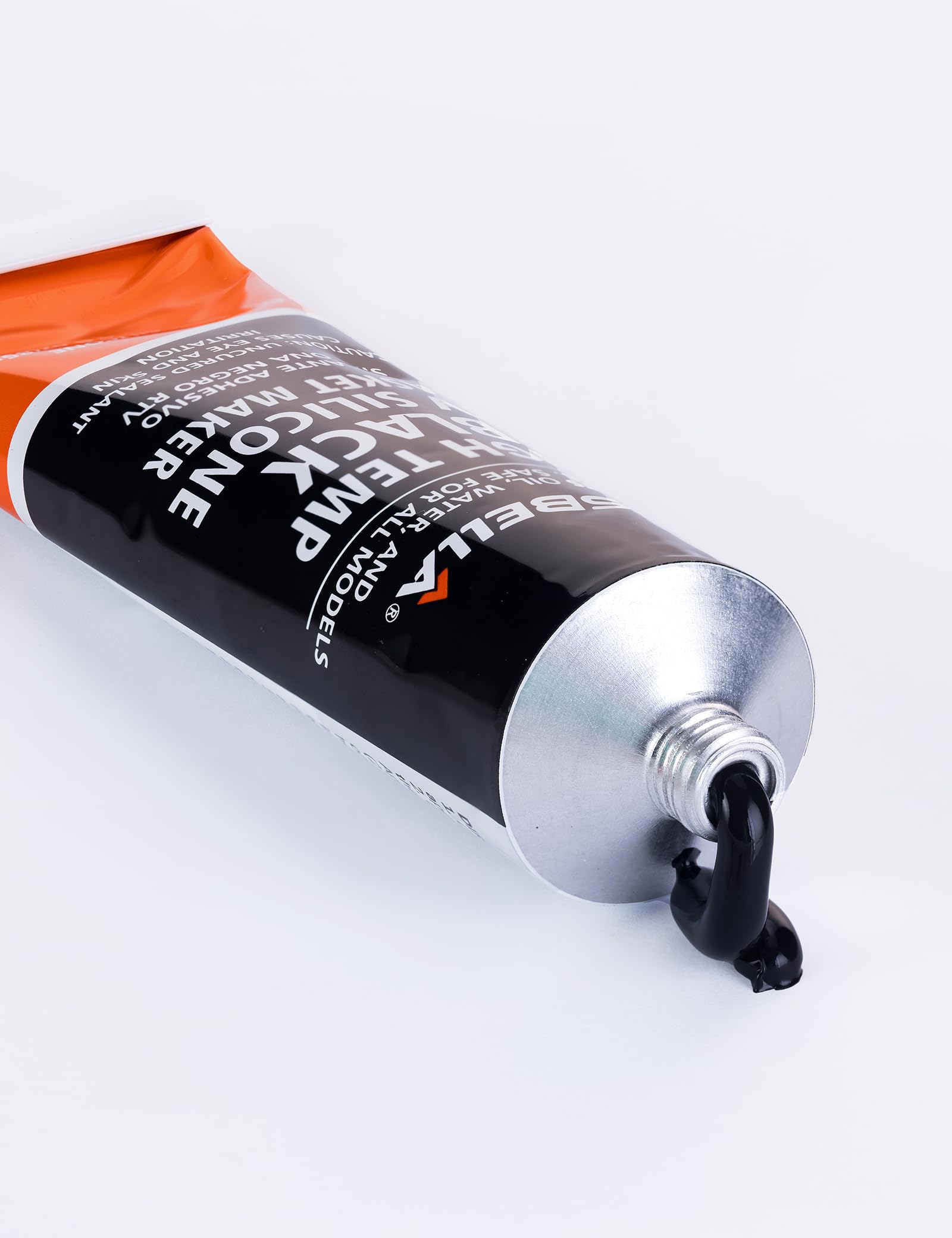 Visbella High Temperature Gasket Maker Guarnizione RTV Neutra, Olio e Acqua, Flessibile, Guarnizione in Silicone, per Riparazione Motore 99g (Nero
