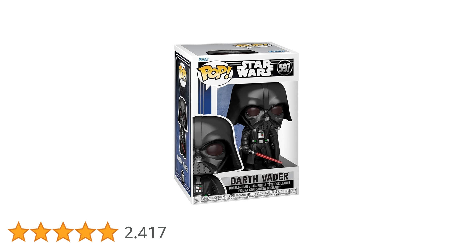 POP! STAR WARS - DARTH VADER - STAR WARS: EPISODIO IV UMA