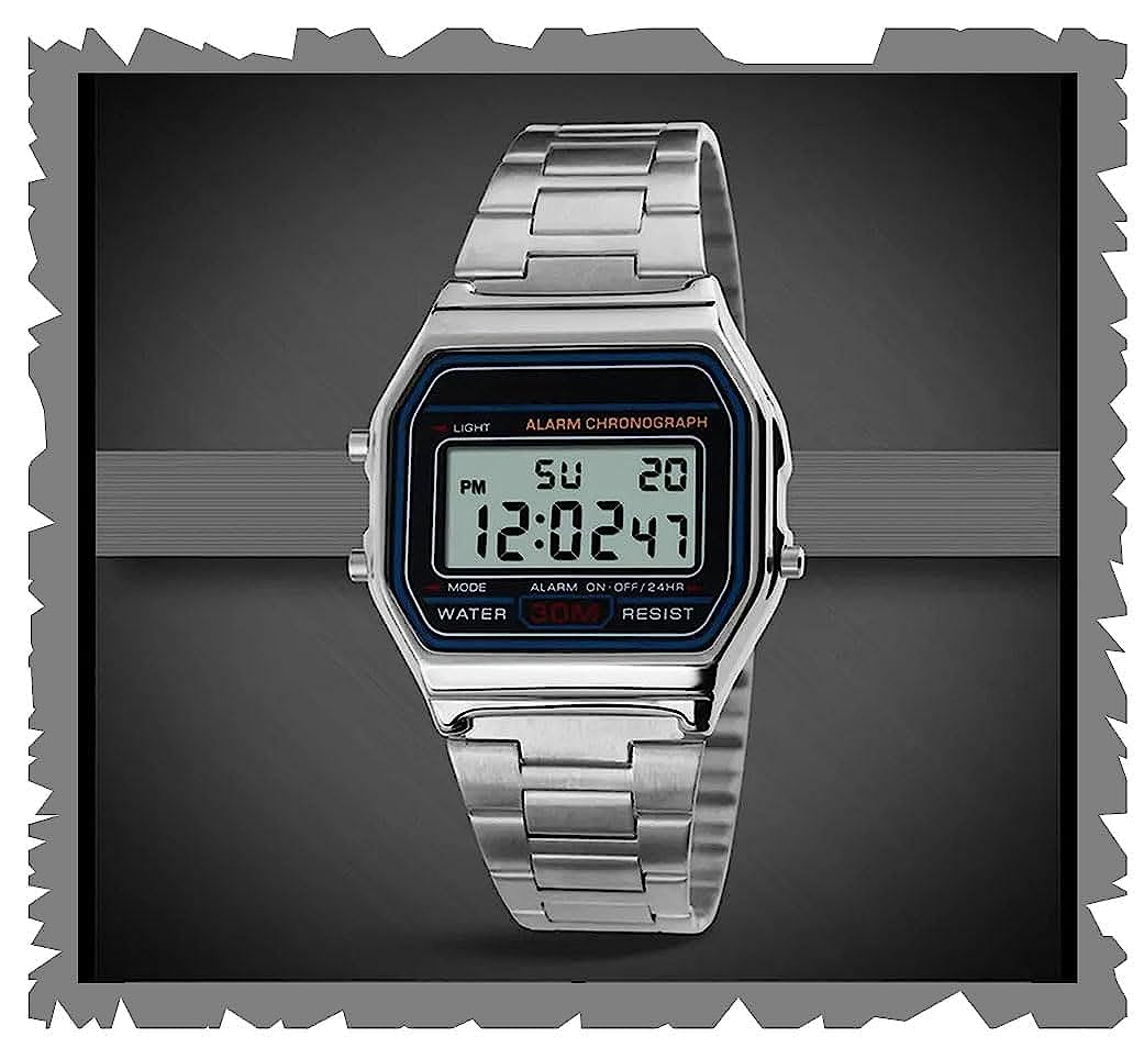 SELLORIA Brand Digital Watch Shockproof Multi-Functional Automatic Digital Vintage Square Dial Unisex Wrist Watch for Men & Women (B0CBQGGBQZ) Amazon Price History, Amazon Price Tracker