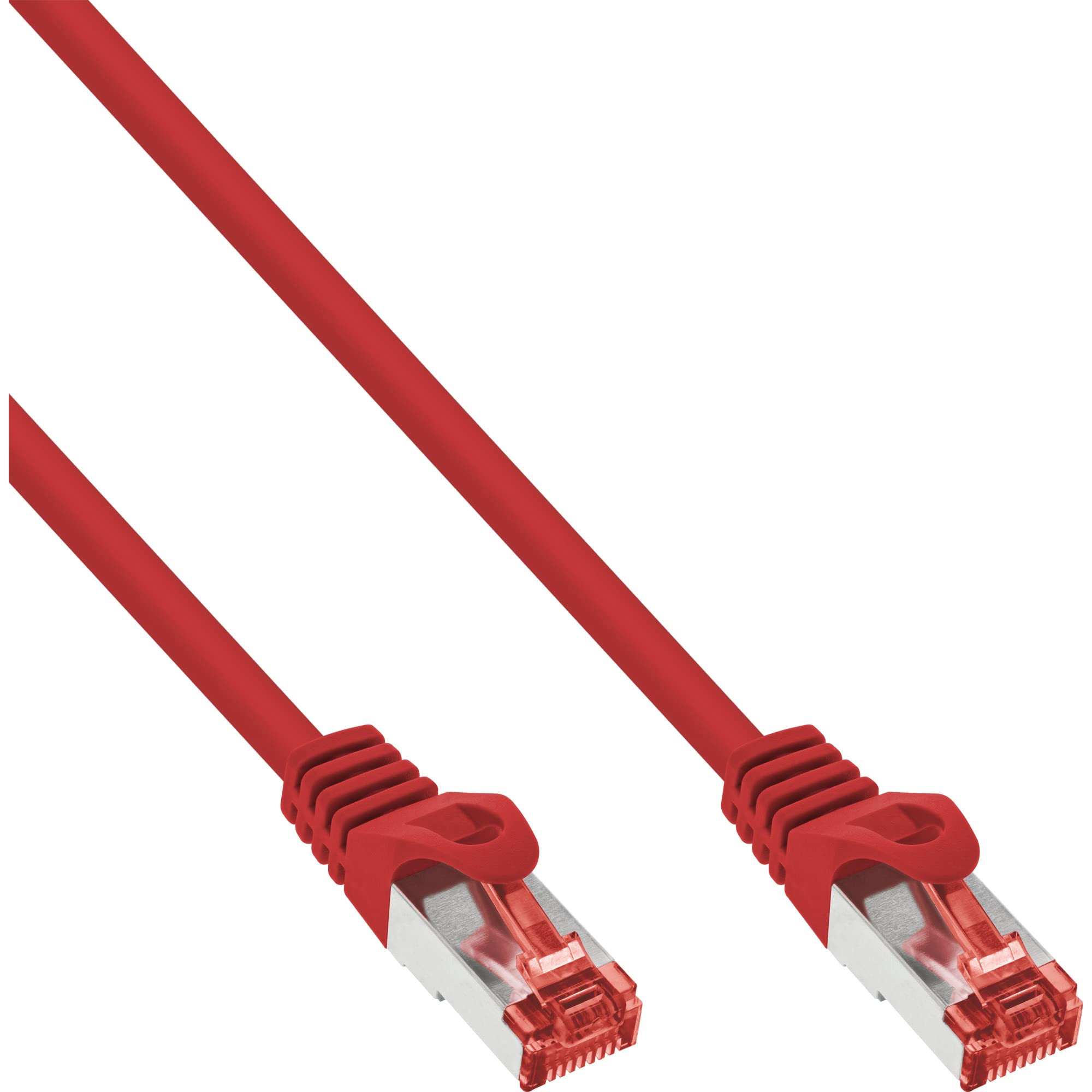 InLine® 76933R S/FTP Patch Cable 250 MHz Halogen Copper Cable ? Red