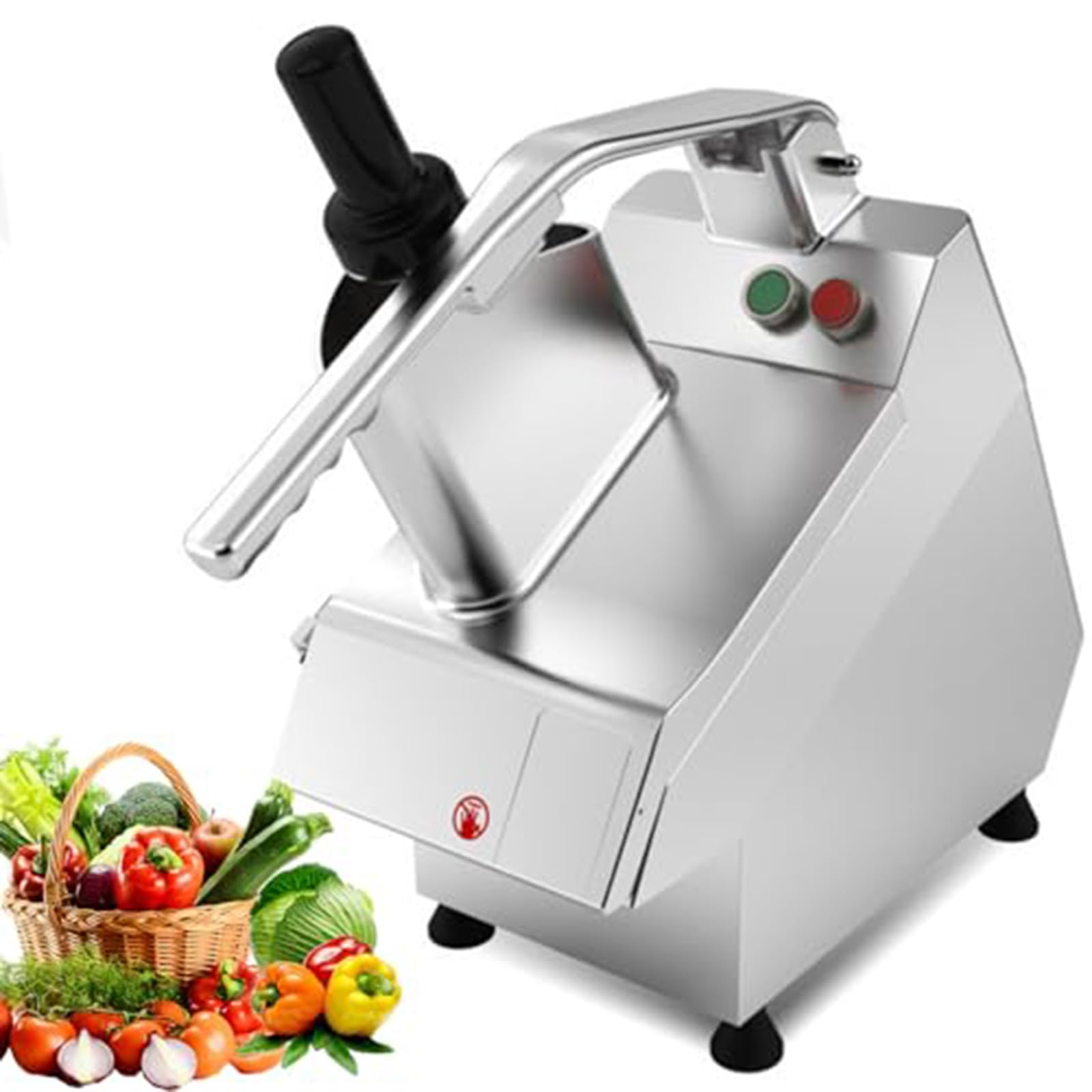 OLSKFUH Electric Multi-Functional Vegetable & Potato Slicer, Dicer, Cheese Grater/Shredder, Automatic Lemon Cutter For Commercial Kitchens & Home Use,