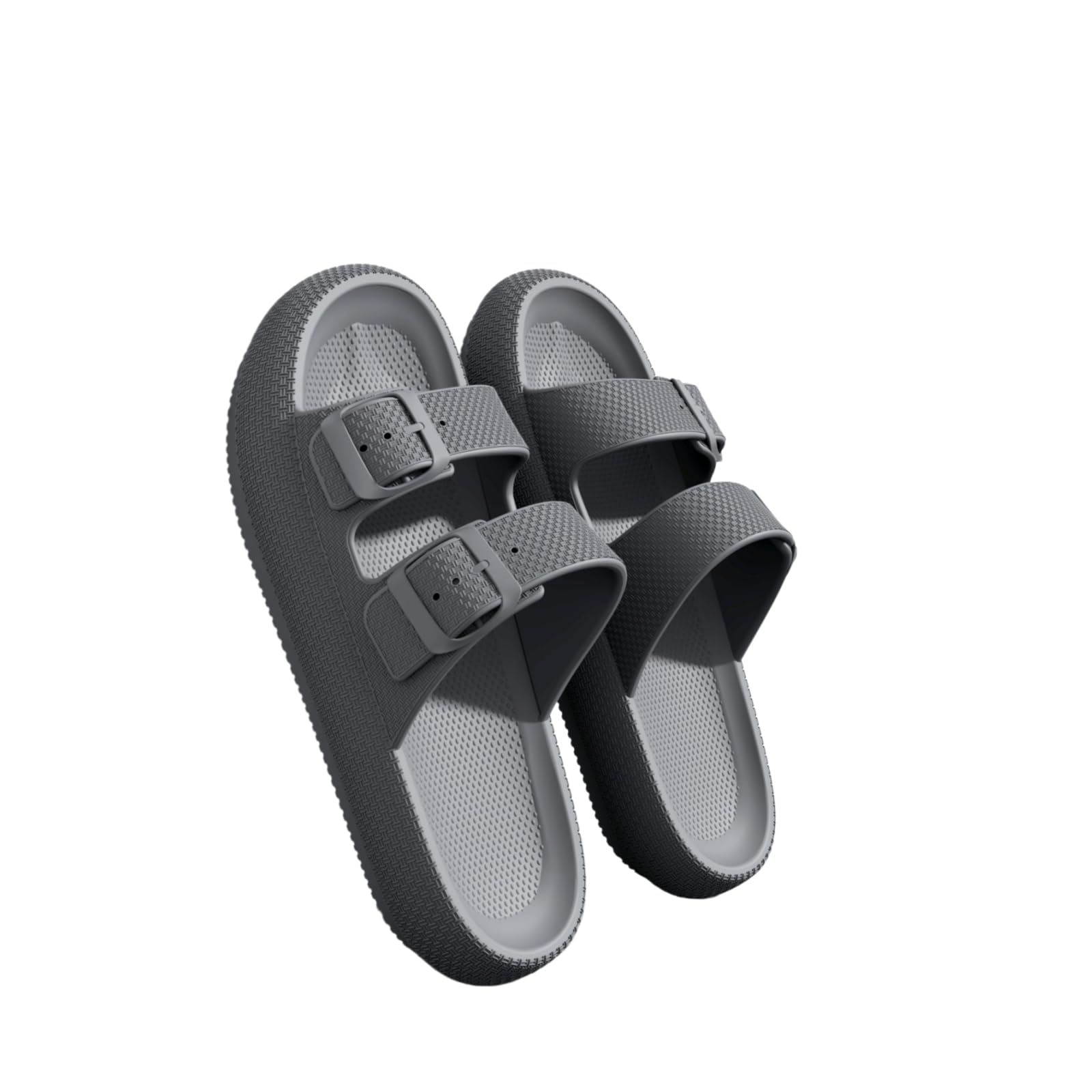 Ciabatte Uomo Men's Outdoor Fashion Sandali di Suola Spessa - Pantofole Doccia Antiscivolo per Bagno, Casa Leggera E Confortevole-gray-36-37