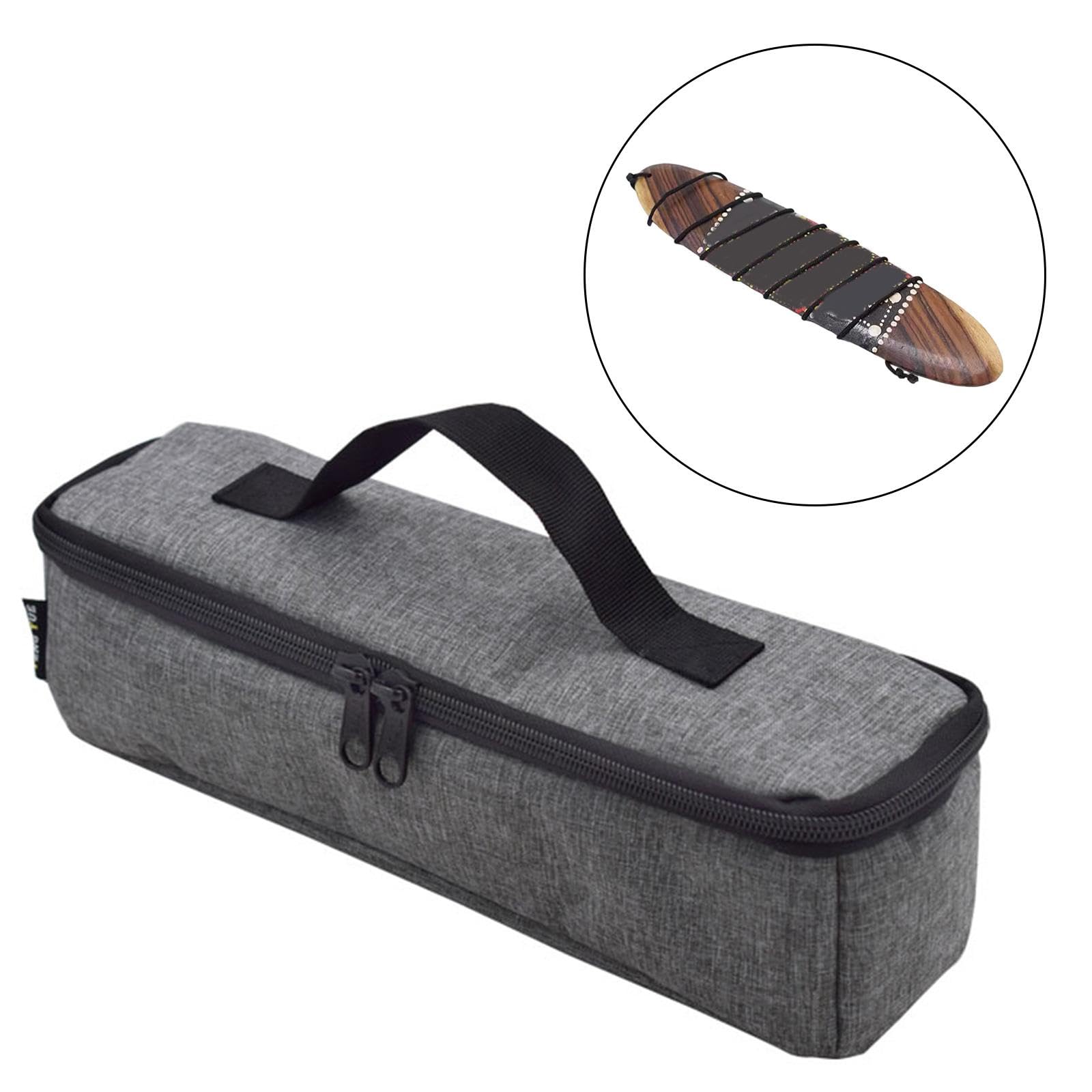Amagogo Rainmaker-estuche de transporte para niños, divisores ajustables y cremallera, bolsa para, estuche de instrumentos musicales
