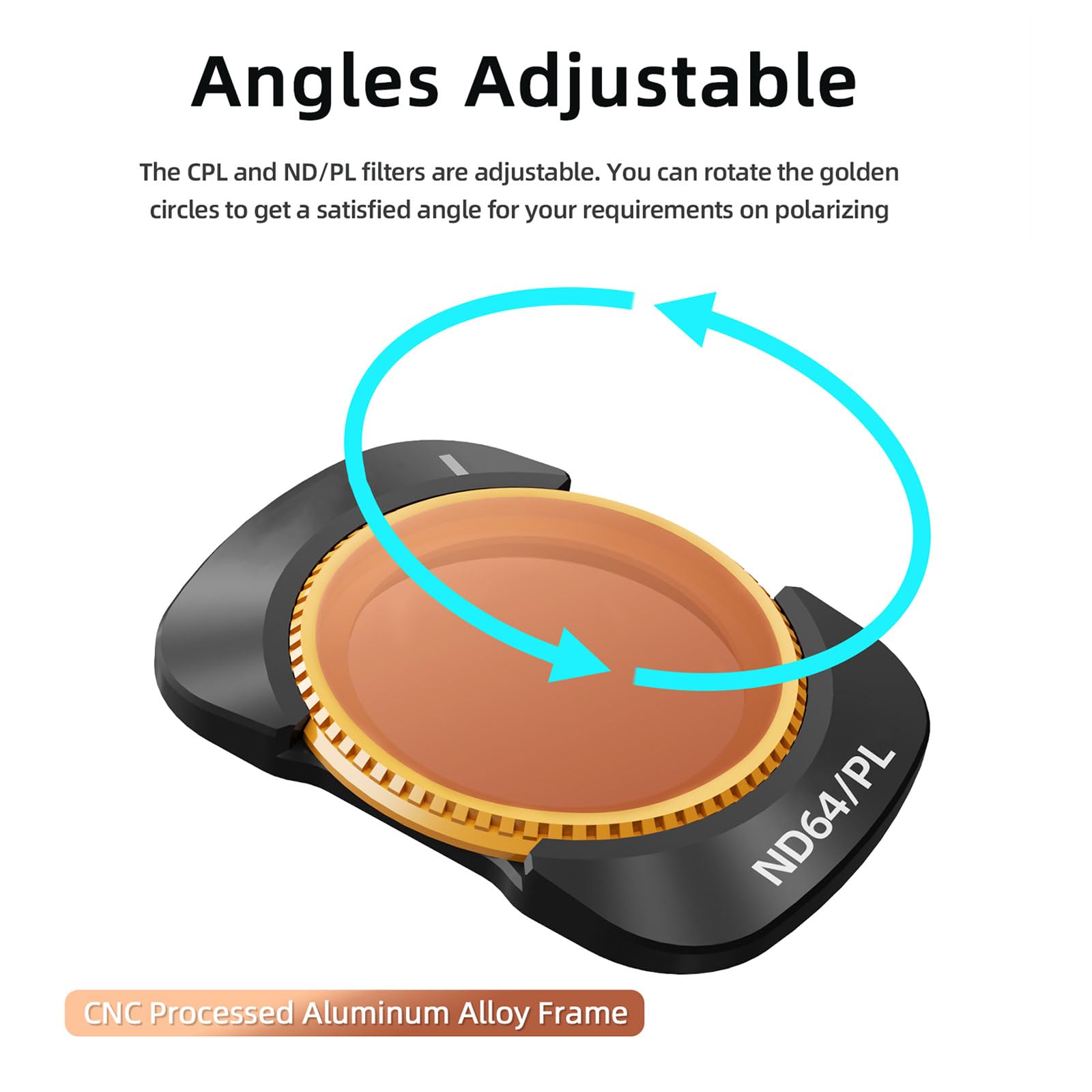 Filtre d'objectif magnétique pour appareil photo Pocket 3 MCUV CPL ND8 ND16 ND32 ND64
