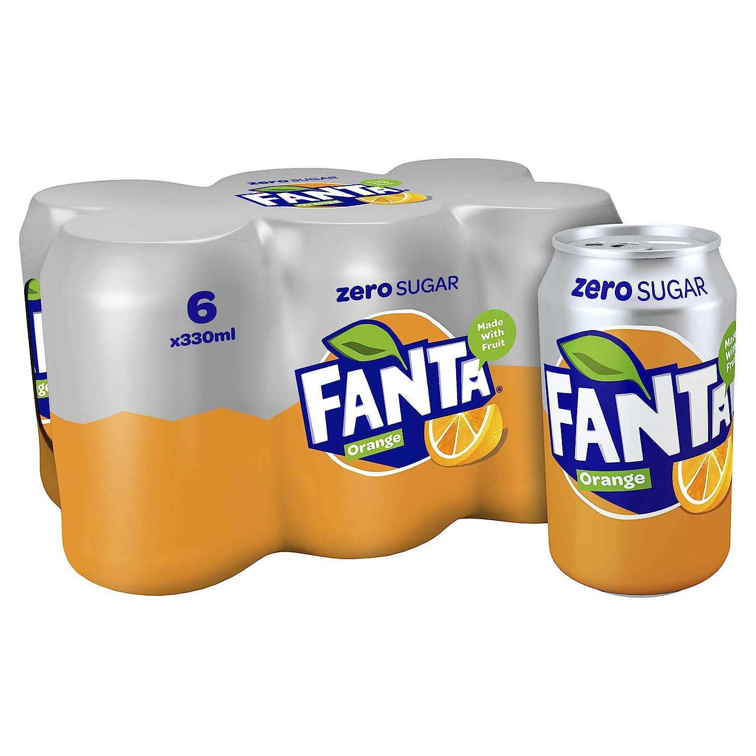 Fanta Orange Zero Sugar Drink Juice 330ml (Pack Of 6) (B0C9LYNTLZ) Amazon Price History, Amazon Price Tracker