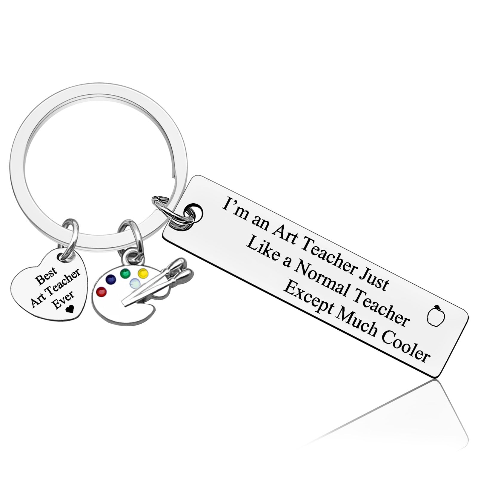 Art Teacher Appreciation Gift Keyring Gift for Artists Art Lovers Gifts Painter Gifts Inspirational Gifts Keychian for Painter Art Teacher Thank You Keyring Christmas Birthday Gifts for Art Teacher