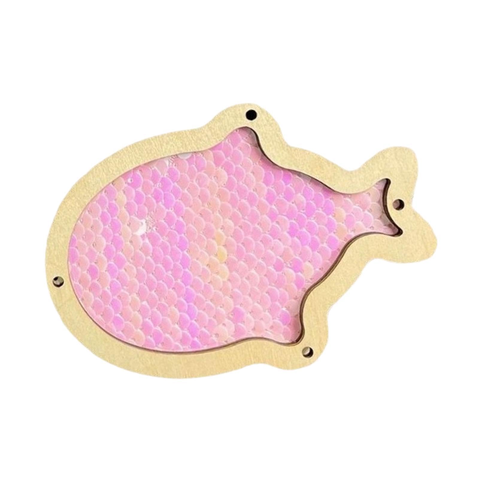 6X Fai da Te Bordo Occupato Parte Giocattolo Sensoriale Pesce Paillettes Materiale Fai da Te Bordo Sensoriale Giocattolo per Bambini Ragazz