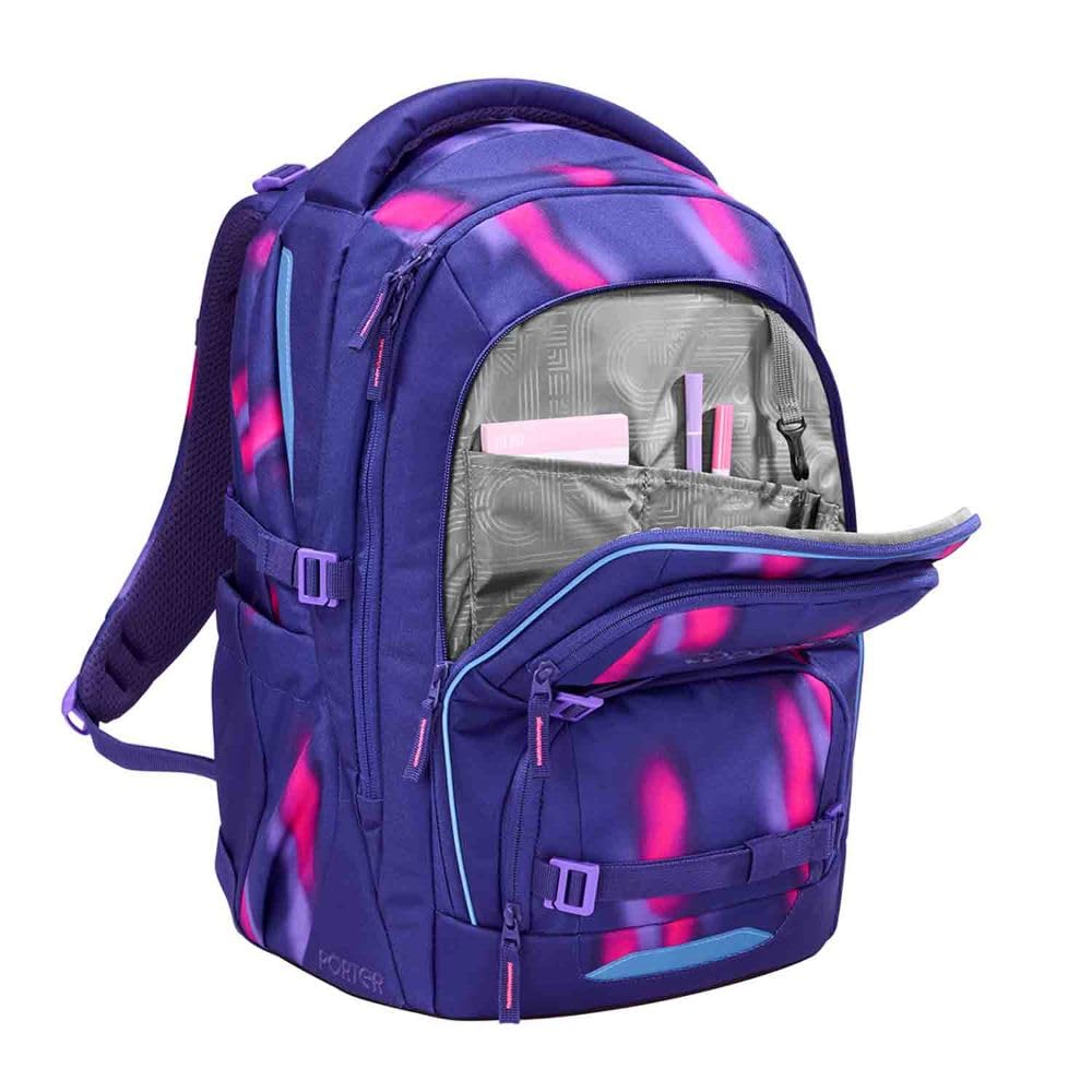 Coocazoo Porter Schulrucksack Set 3tlg. inkl. Sportbeutel (Aurora Glow)