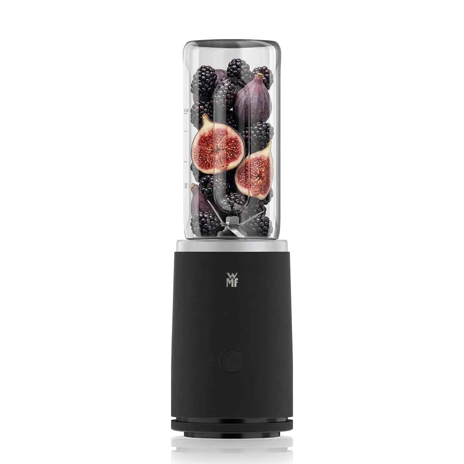 WMF Mix & Go Touch Smoothie Maker to go, tragbarer Mixer & kompakter Standmixer, 500 W Hochleistungsmixer, Ultra-Blade Edelstahlklinge, auslaufsichere To-Go Trinkflasche, recycelter Kunststoff, Lava