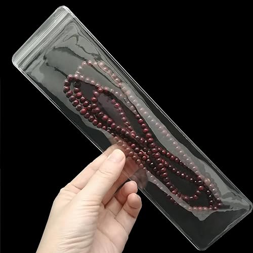 Miniatura 8 de Paquete de 160 bolsas de plástico transparente de PVC con cremallera antioxidación para embalaje, joyas, anillos, aretes, bolsa de polietileno