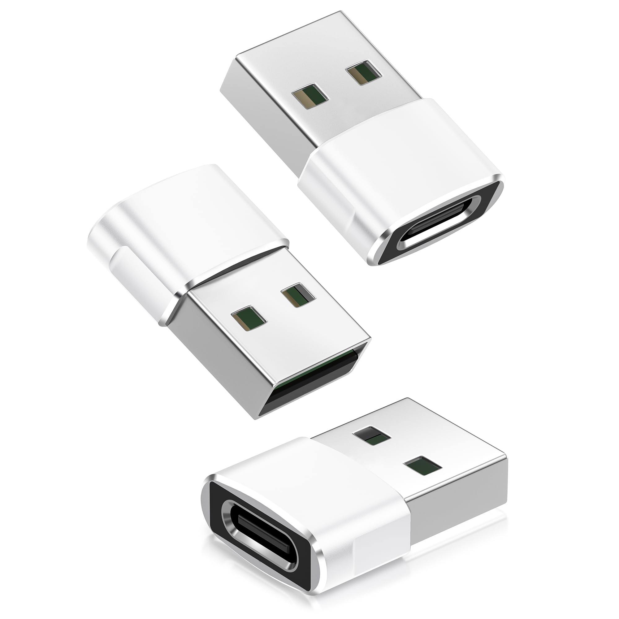 Meliya USB C To USB Adapter 2 Pack - Type C Female To USB A Male Converter For IPhone 15, IPad, Samsung Galaxy