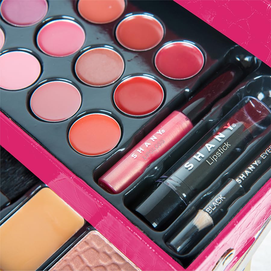 Miniatura 7 de SHANY Kit de maquillaje todo en uno (sombra de ojos, rubores, polvo facial, lápiz labial, delineadores de ojos, lápices de maquillaje y espejo de