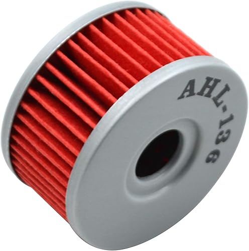 Miniatura 6 de AHL 136 Filtro de aceite para Suzuki GZ250 Marauder 250 1999-2010 GN250 250 1982-2000 DR250 250 1982-1983 1985 SP250 250 1982-1983 1985 250