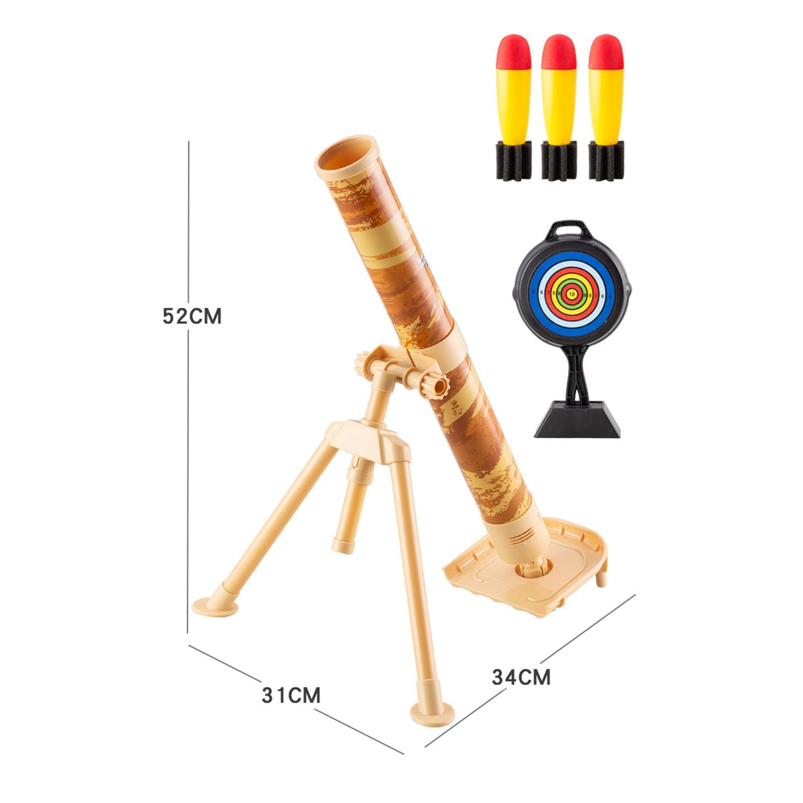 SUPVOX Lot De 2 Lance-roquettes Jouet – Mortier Simulé Pour Enfants – Jeu D’extérieur Et Interaction Parent-Enfant