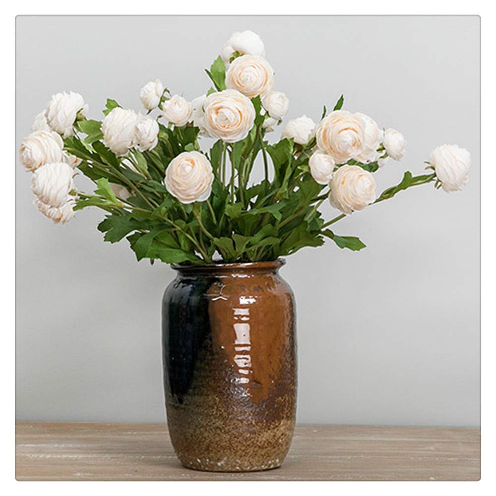 Simulazione di Fiori Artificiali di Fiori Artificiali Bouquet di Copricapo Fatto A Mano Ornamenti Decorazioni per La Casa di Nozze 42cm