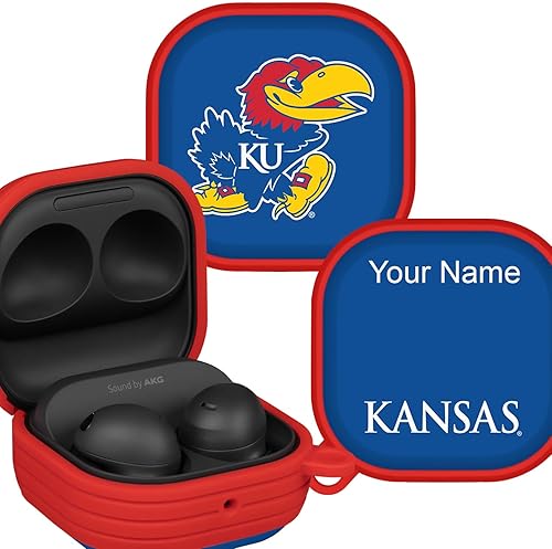 Miniatura 4 de AFFINITY BANDS Kansas Jayhawks Camo HDX - Funda compatible con Samsung Galaxy Buds Pro Camo,Champion Series,Clásico,Kansas Jayhawks,2-Kansas