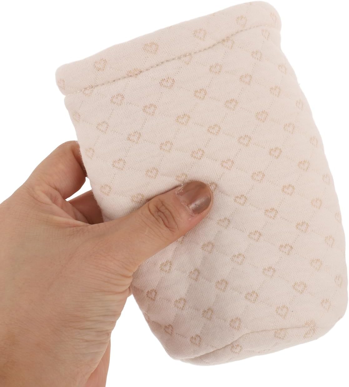 Kisangel Insulated Baby Bottle Sleeve for Glass Baby Bottles Thick Lamb Fleece Protective Case Base for Breastmilk Storage for Nursing Moms