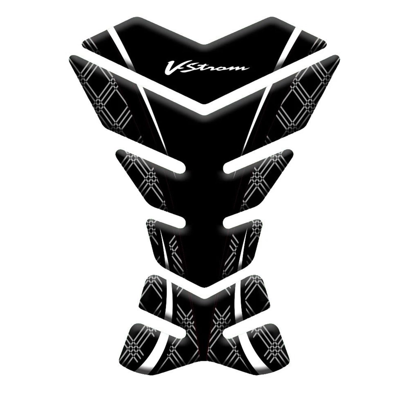 Gas Fuel Tank Pads Motorcyclev Fuel Tank Sticker for Suzuki V-Strom 650 DL650 V-strom650 DL VStrom Gas Protector Pad Fish Bone Decal Motorbike Protection Stickers(Color 25)