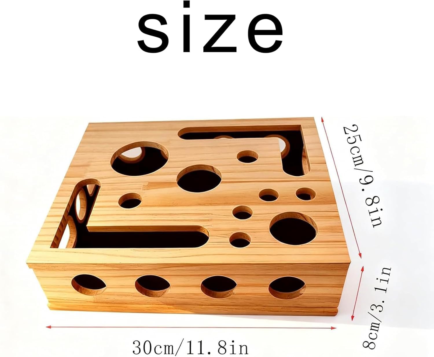 Pudełko-puzzle do pilnikowania pazurów dla kotów – pudełko wzbogacające dla kotów z kulką z dzwoneczkiem i wewnętrznym papierem ściernym, bezstresowa alternatywa do pilnikowania pazurów