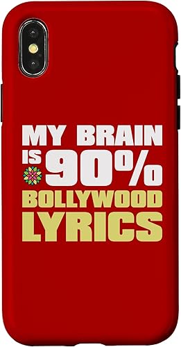 iPhone XXS Bollywood - India- Mi cerebro es 90% Bollywood lyrics Case