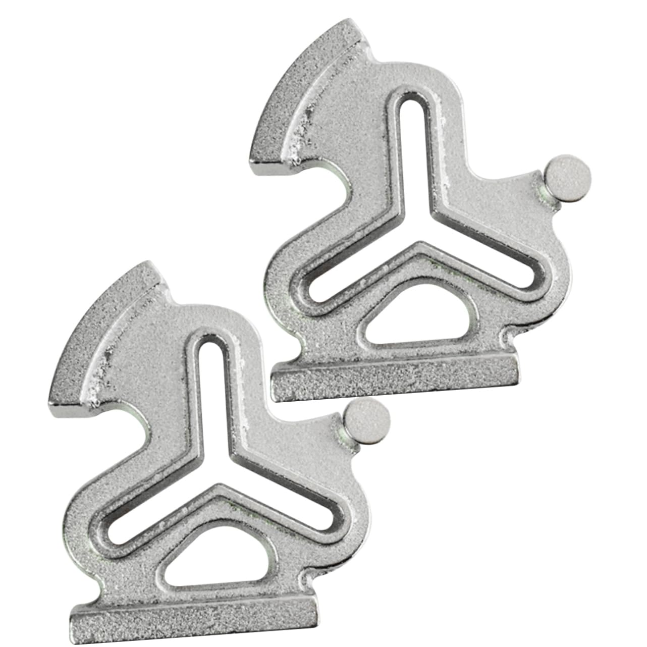 SEWACC 2pcs Plum Blossom Positioning Gauge Durable Sewing Gauge for Precise Stitching for Industrial Household Sewing Machines Unique Shape Ruler for Patchwork Quilting