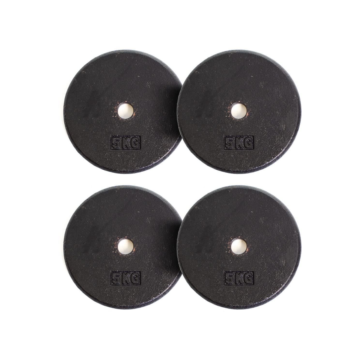 BODYPOWER 5Kg Pro-Style Standard Weight Plates (x4)