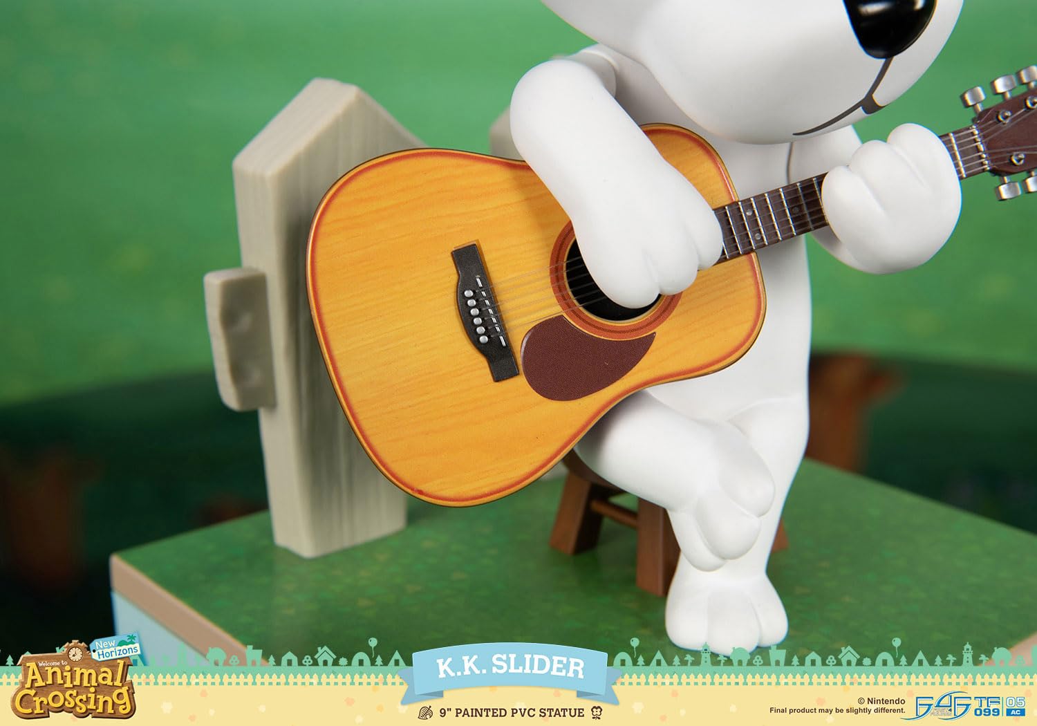 First 4 Figures - Animal Crossing: Nuovi Orizzonti – Statua K.K. Slider - Statua in PVC dipinta - 22 cm