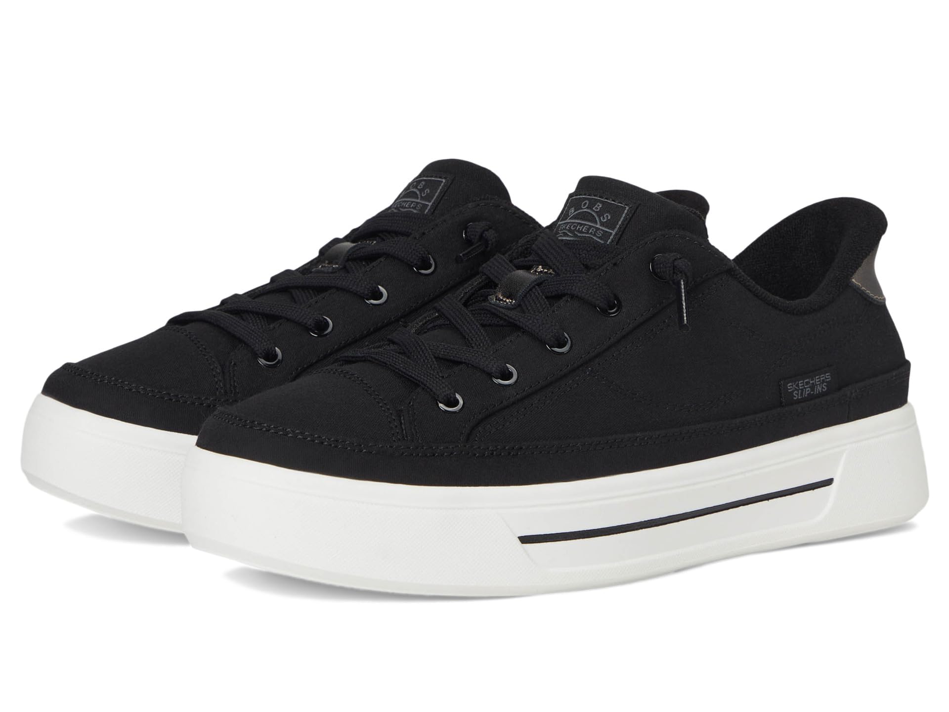Photo 1 of Skechers Hands Free Slip-Ins Bobs Social, BLK, 6.5 M