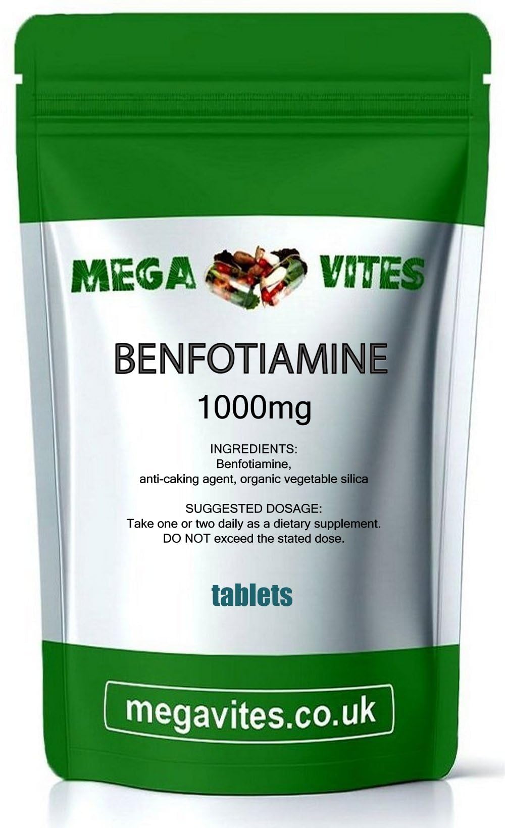 BENFOTIAMINE Tablets 1000mg x 60 - MEGAVITES AMINOLAB